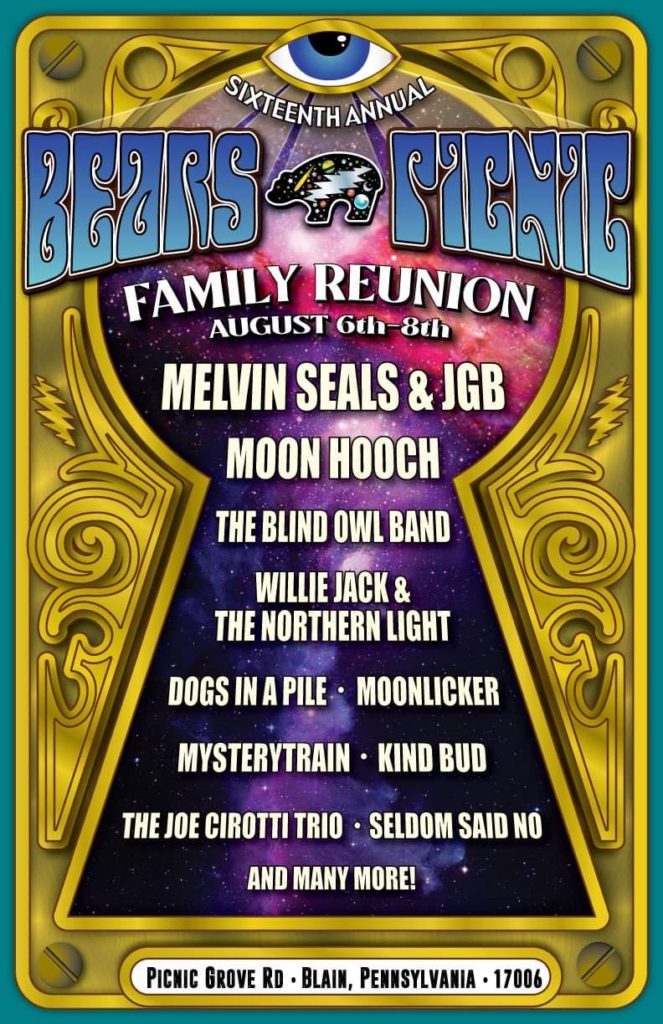 Melvin Seals and JGB at 16th Annual Bears Picnic Family Reunion